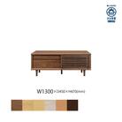 無垢リビング家具ソリド(テレビ台・TVボード)130cm(円錐木製脚) WN(ウォールナット)