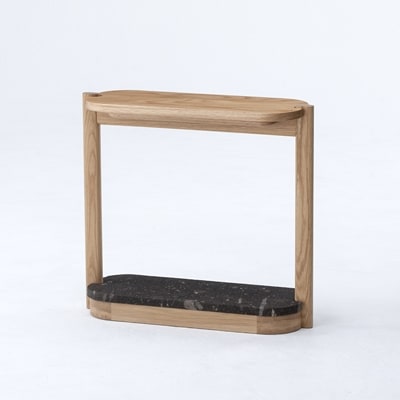 国産家具 NOVA シェルフ オーバル オーク【BENCA 立野木材工芸】