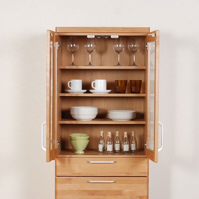 R アール 60チェストボード ナチュラル (幅60高さ180)