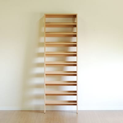 RIDE ライド 60ラダーシェルフ ライトブラウン(幅約60・高さ約180)