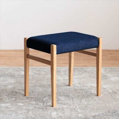 STジャンブル01 スツール オーク アネルカダークブルー 1脚