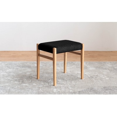 STジャンブル01 スツール オーク アネルカブラック 1脚