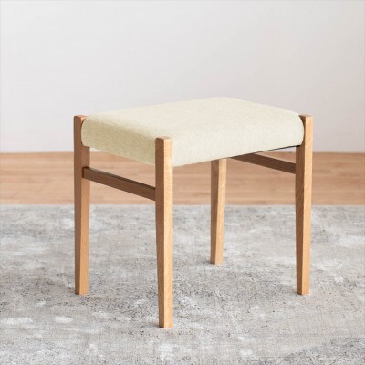 STジャンブル01 スツール オーク アネルカホワイト 1脚