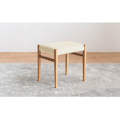 STジャンブル01 スツール オーク アネルカホワイト 1脚