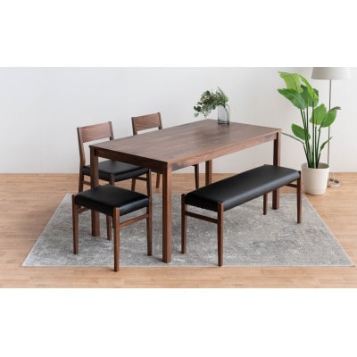 STジャンブル01 スツール ウォールナット オールマイティブラック 1脚