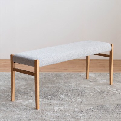 BCジャンブル01 ベンチ オーク アネルカグレー 1脚