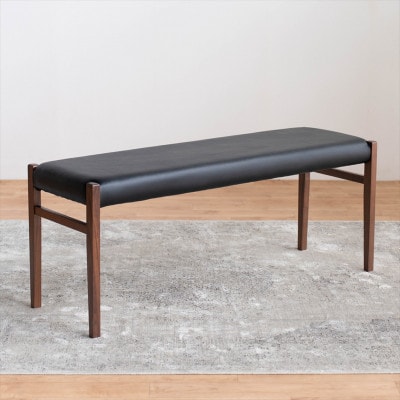 BCジャンブル01 ベンチ ウォールナット オールマイティブラック 1脚