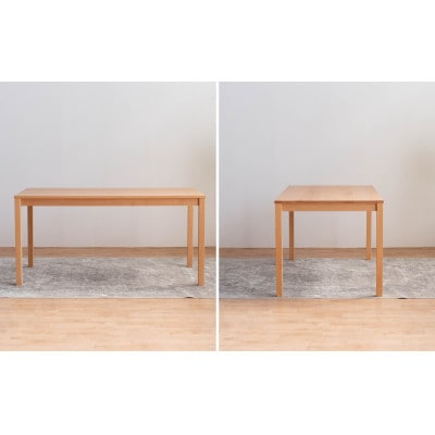 DTジャンブル01 ダイニングテーブル 150 ビーチ クリア 単品