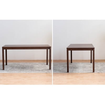 DTジャンブル01 ダイニングテーブル 150 ビーチ ウォールナットブラウン 単品