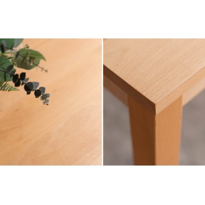 サイズオーダー DTジャンブル01 ダイニングテーブル ビーチ クリア 単品