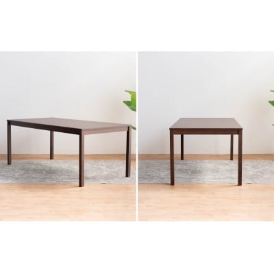 サイズオーダー DTジャンブル01 ダイニングテーブル ビーチ ウォールナットブラウン 単品