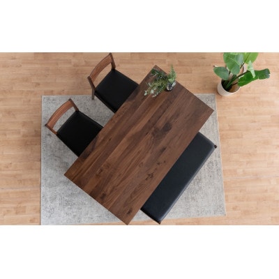 DT01 DC01 BC01 4点 ダイニングセット ウォールナット オールマイティブラック