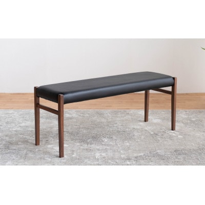 DT01 BC01 3点 ダイニングセット ウォールナット オールマイティブラック テーブル ベンチ