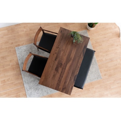 DT01 DC02 BC01 4点 ダイニングセット ウォールナット オールマイティブラック