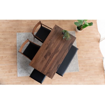 DT01 DC02 BC01 ST01 5点 ダイニングセット ウォールナット オールマイティBK