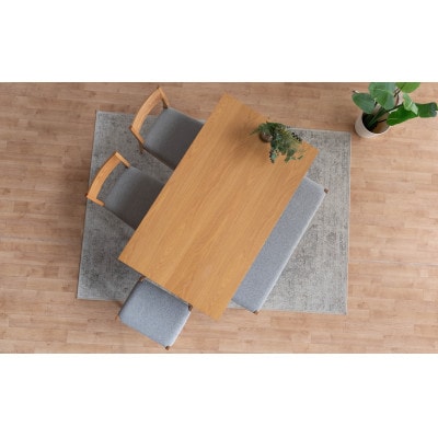 DT02 DC01 BC01 ST01 5点 ダイニングセット オーク アネルカグレー テーブル椅子