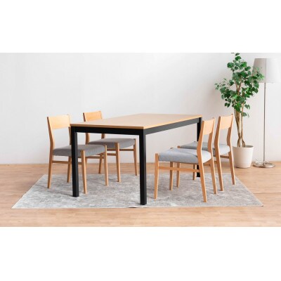 ポリ ダイニングテーブル 150 オーク 単品