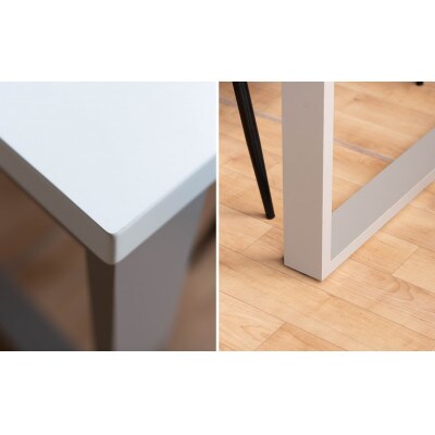 FN メラミン ダイニングテーブル 150 ホワイト 単品