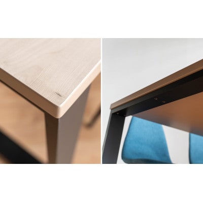 FN メラミン ダイニングテーブル 150 グレージュ 単品