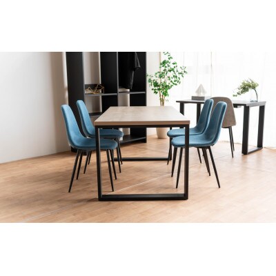 FN メラミン ダイニングテーブル 150 グレージュ 単品