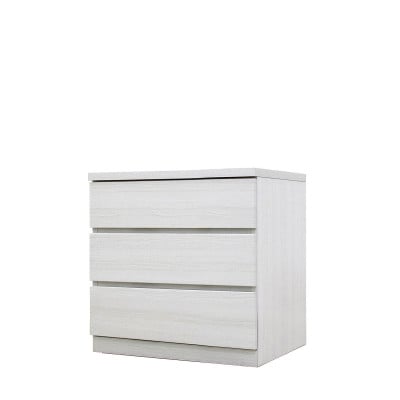 幅60-3段(奥行44cm)ホワイト色 クローゼットチェスト「フィット」大川家具【丸田木工】