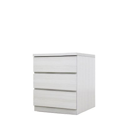 幅50-3段(奥行55cm)ホワイト色 クローゼットチェスト「フィット」大川家具【丸田木工】