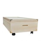 【底板も背板も総桐仕様】 ベッド下収納　キャスター付き『ふじ』高さ23cm (アルファタカバ)