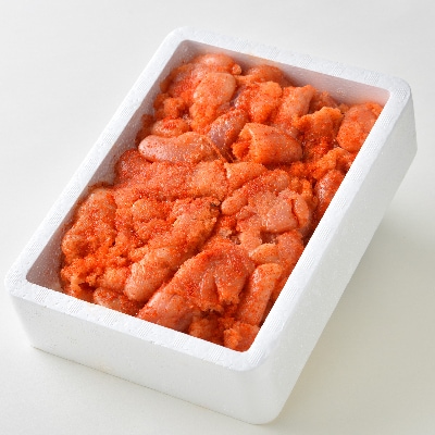 無着色辛子明太子切れ子1kg(大川市)
