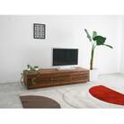 大川家具 ジャギー 160 テレビボード ウォールナット 台輪【野中木工所】