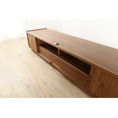 大川家具 レインボー 180テレビボード ウォールナット 台輪【野中木工所】