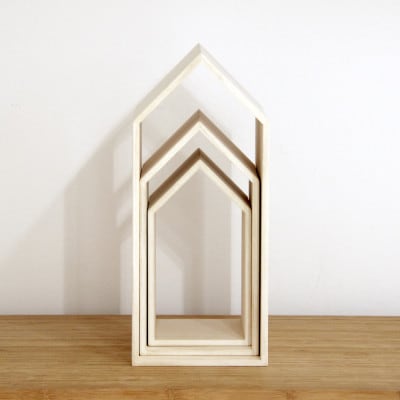 本の家　3つセット