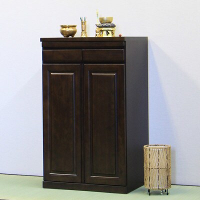 仏壇下台 大川家具 完成品 60cm AKBU-01-60H BR