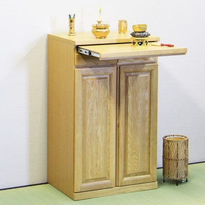 仏壇下台 大川家具 完成品 60cm AKBU-01-60H NA