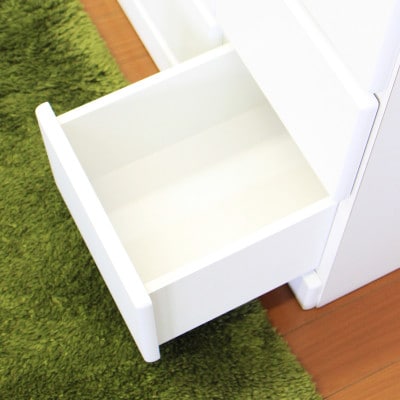 ローチェスト 完成品 幅120cm 日本製 CRCH-01-120L WH