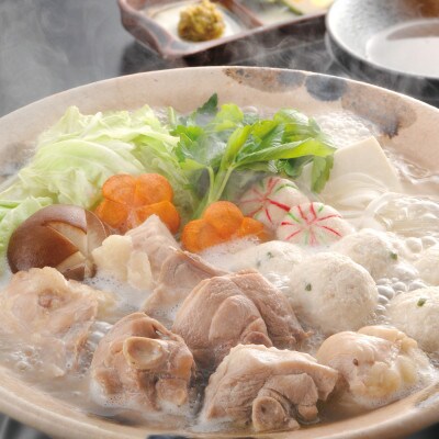 博多2大鍋セット!水炊きともつ鍋のつめあわせ(計4～6人前)(大川市)