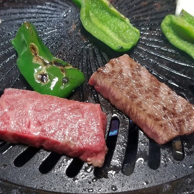 博多和牛A5～A4 肩ロースミニステーキ400g　ソース・塩胡椒付【化粧箱入】(大川市)