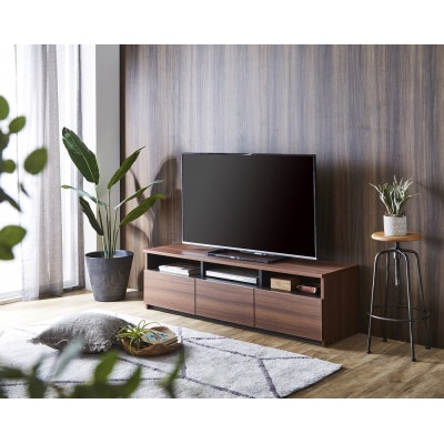 テレビボード　150cm幅　リノア　ブラウン木目