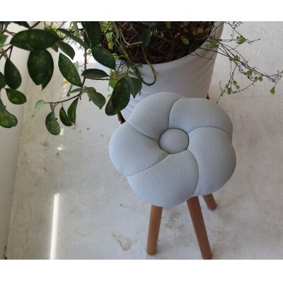 monaca stool:ume【グレー/ウォールナット/高さ45cm】