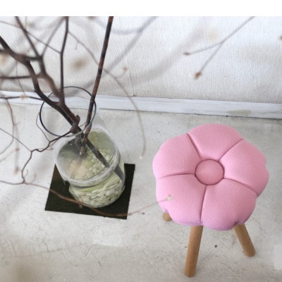monaca stool:sakura【ピンク/栴檀/高さ45cm】