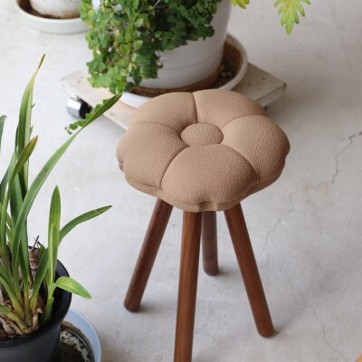 monaca stool:sakura【モナカ/ウォールナット/高さ45cm】