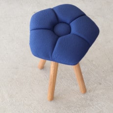 monaca stool:kikyo【ネイビー/栴檀/高さ30cm】