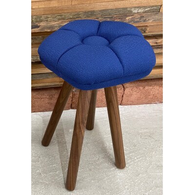 monaca stool:kikyo【ネイビー/ウォールナット/高さ45cm】