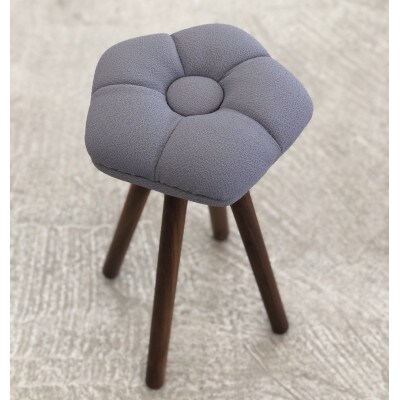 monaca stool:kikyo【グレー/ウォールナット/高さ45cm】
