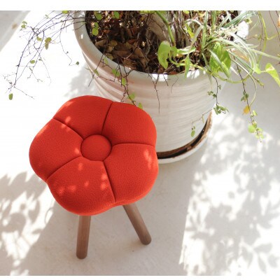 monaca stool:tsubaki【レンガ/ウォールナット/高さ30cm】
