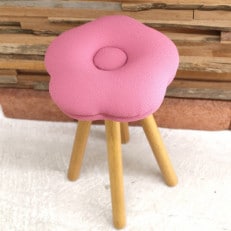 monaca stool:momo【ピンク/オーク/高さ45cm】