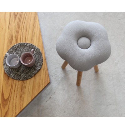 monaca stool:momo【グレー/栴檀/高さ30cm】