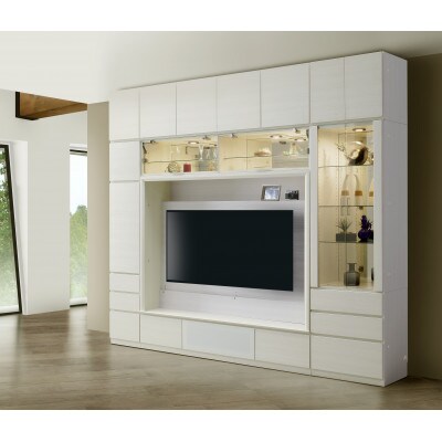 ヴァイス 幅160cm 上置きオーダー テレビボード用 ホワイト 大川家具