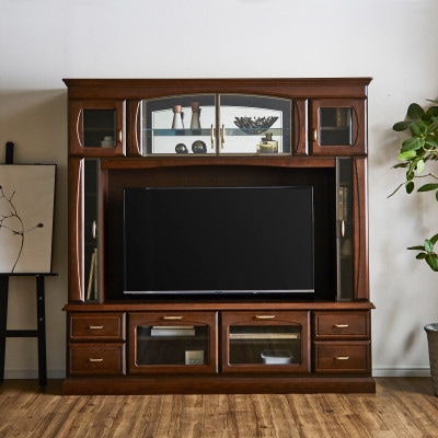 バーボン 幅200cm テレビボード 壁掛けアーム付