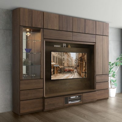 テラ 180テレビボード 壁掛けテレビアーム付 ウォールナット
