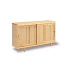 大川家具 国産材 桧材 シューズボックス 令和 引戸 幅151~160cm 1cm単位オーダー